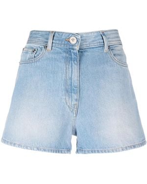 Versace Butterflies & Ladybugs Denim Shorts - Blue