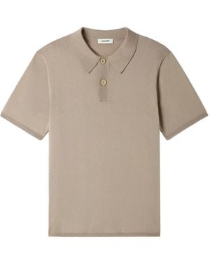 Sandro Short-Sleeve Polo Shirt - Gray