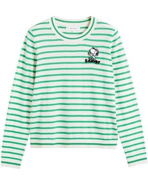 Chinti & Parker X Snoopy Peanuts Jumper - Green