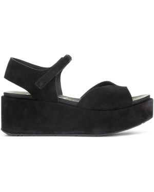 Pedro Garcia Sandales Nelly En Daim - Noir