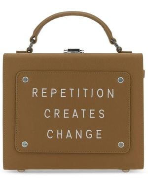 meli melo Logo-Print Tote Bag - Brown