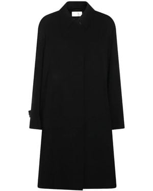 The Row Buttoned Coat - Black
