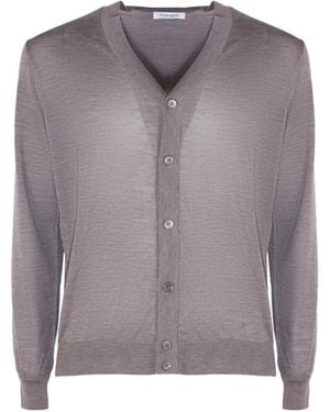 Kangra Cardigan Mit V-Ausschnitt - Grau