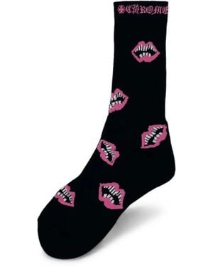 Chrome Hearts Matty Boy Chomper Socks - Black