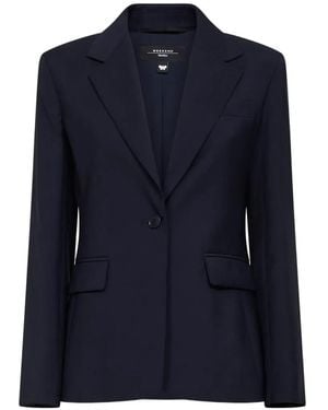 Weekend by Maxmara Blazer Monopetto - Blu