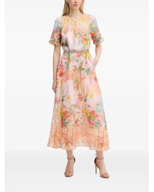Hale Bob Cyrilla Maxikleid Mit Blumenprint - Natur