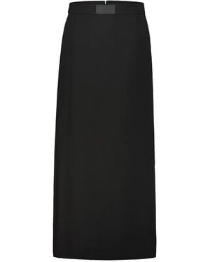 Vetements A-Line Wool Skirt - Black