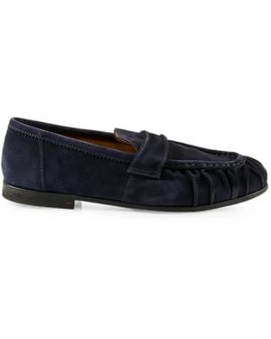 STURLINI FIRENZE Ruched-Detail Loafers - Blue