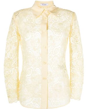 Rodebjer Carmen Button-Up Lace Shirt - Natural