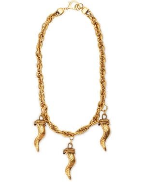 Silvia Tcherassi Collar Matilda Con Charm - Metálico