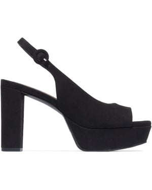 Bernardo 90Mm Vega Peep-Toe Platform Pumps - Blue