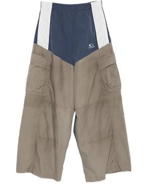 Balenciaga Cargo Con Design A Inserti - Blu