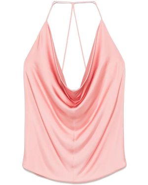 Tom Ford Cowl-Neck Top - Pink