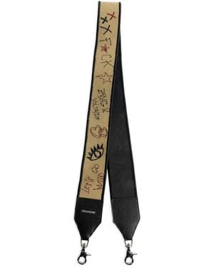 Zadig & Voltaire Stars-Print Shoulder Strap - Brown