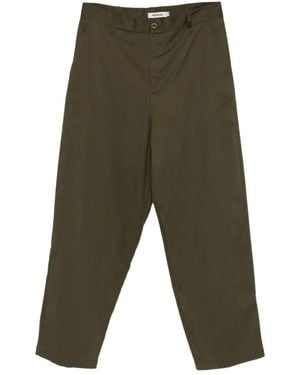 Imperial Pantaloni Con Bottoni - Verde