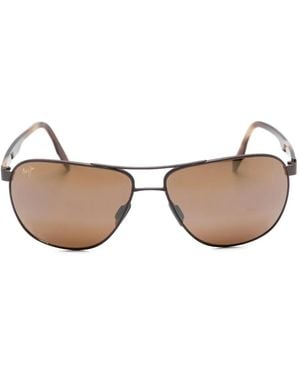 Maui Jim Castles Pilotenbrille - Natur