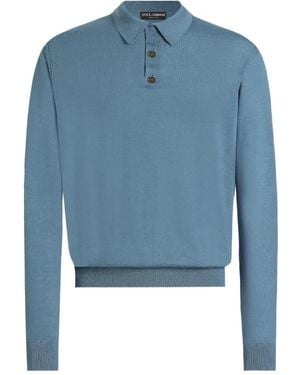 Dolce & Gabbana Polo de punto - Azul