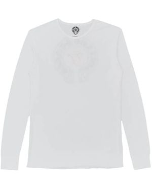 Chrome Hearts The Rolling Stones Thermisch T-Shirt Met Borduurwerk - Wit