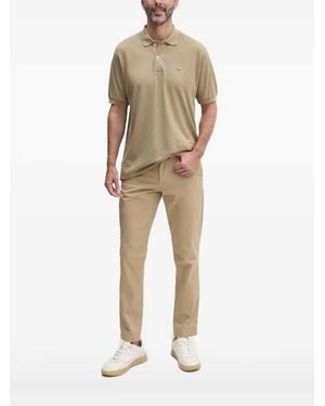 Lacoste Logo-Embroidered Polo Shirt - Natural