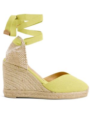 Castañer Chiara Lace-Up Espadrilles - Metallic