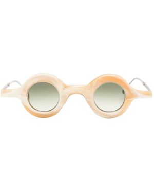 Rigards Round-Frame Sunglasses - Metallic