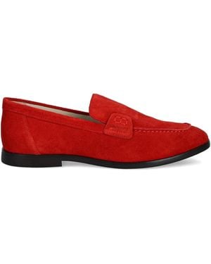 GANT スエード ローファー - レッド