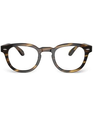 Oliver Peoples Occhiali Sheldrake Tondi - Nero
