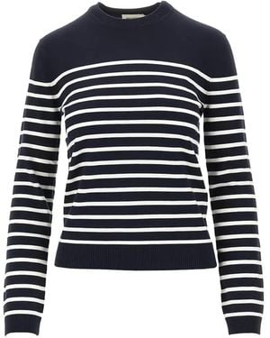Weekend by Maxmara Silk And Wool Yarn Sweater - Blue