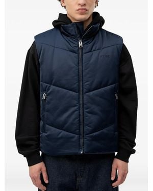 HUGO Quilted Gilet - Blue