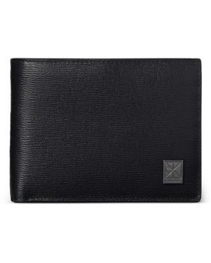 Calvin Klein Portemonnaie Mit Logo-Schild - Schwarz