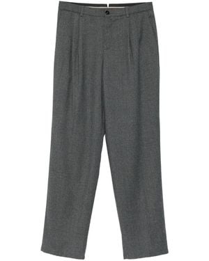 Canali Pleat-Detail Pants - Gray