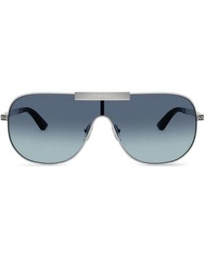 Versace Pilotenbrille Mit Greca-Detail - Blau