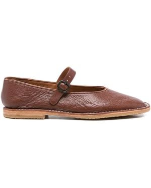 Hereu Pumps Brava Con Fibbia - Marrone