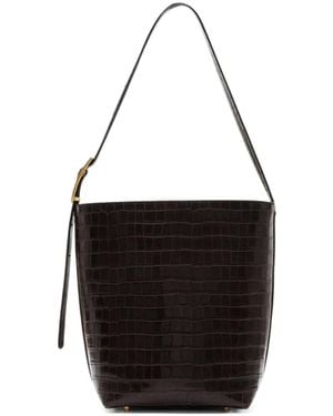 Anine Bing Elly Bucket-Tas Met Reliëf - Zwart