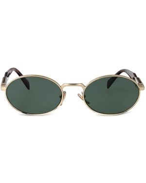Prada Oval-Framed Sunglasses - Green