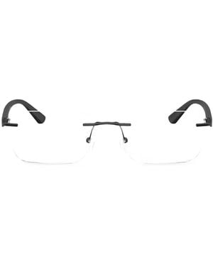 ARMANI EXCHANGE Rahmenlose Brille Mit Eckigen Gläsern - Weiß