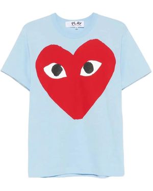 Comme des Garçons Heart-Print T-Shirt - White