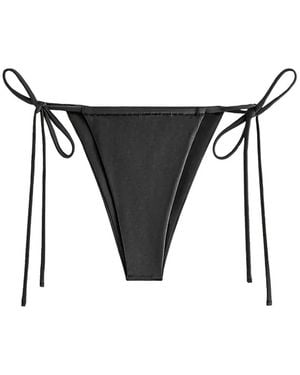 Kith Bikinihöschen Mit Schnürung - Schwarz