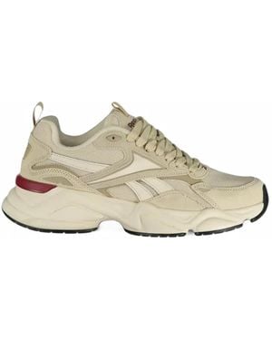 Reebok Logo-Print Paneled Sneakers - White