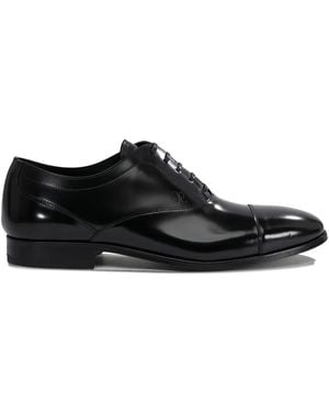 Fabi Zapatos oxford con puntera en contraste - Negro