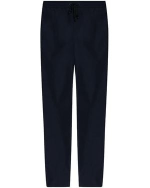 Moncler Logo-Patch Trousers - Blue