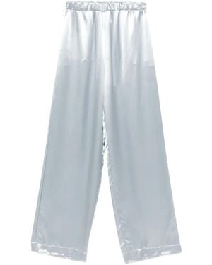 Fabiana Filippi Elasticated Palazzo Trousers - White