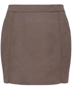 Tom Ford Tailored Mini Skirt - Brown