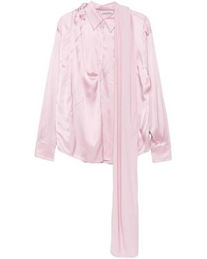 Acne Studios Pinstriped Pencil Skirt - Pink