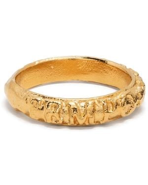 Alighieri Anello Martellato Tempo - Metallizzato