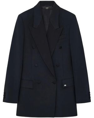 Amiri Double-Breasted Blazer - Blue