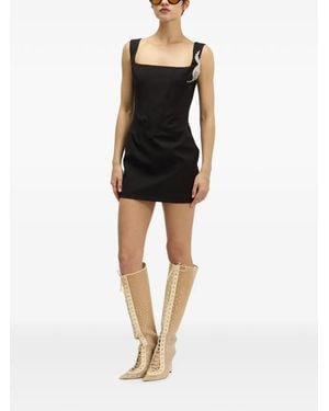 GIUSEPPE DI MORABITO Sleeveless Mini Dress - Black
