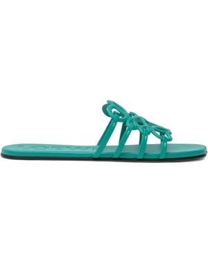 Loewe Sandalo petal anagram turchese - Verde