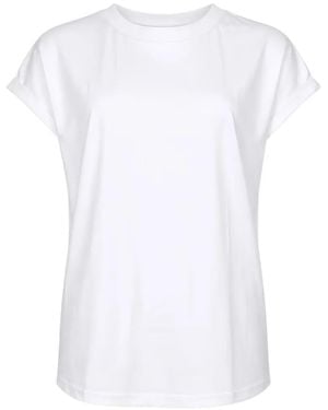 Eleventy Turn-Up Cuff T-Shirt - White