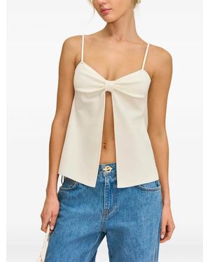 Cult Gaia Lennon Knit Top - Blue